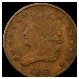 1833 Classic Head Half Cent LIGHTLY  CIRCULATED