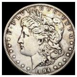 1894-S Silver Morgan Dollar NEARLY  UNCIRCULATED