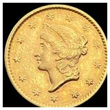 1852 Gold $1 Liberty Head CHOICE AU
