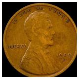 1909-S Lincoln Wheat Cent ABOUT UNCIRCULATED