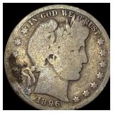1896-D Silver Barber Half Dollar NICELY CIRCULATE