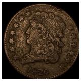 1826 Classic Head Half Cent ABOUT  UNCIRCULATED