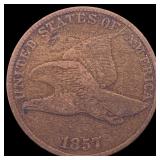 1857 Flying Eagle Cent LIGHTLY CIRCULATED