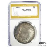 1903 Morgan Silver Dollar PGA MS66