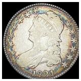 1821 Capped Bust Half Dollar LIGHTLY  CIRCULATED