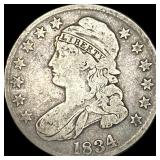 1834 Capped Bust Half Dollar LIGHTLY  CIRCULATED