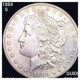 1884-S Morgan Silver Dollar UNCIRCULATED +