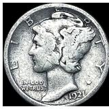 1921 Silver Mercury Dime LIGHTLY CIRCULATED