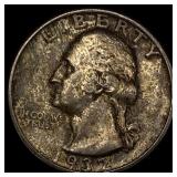 1932 Silver Washington Quarter CHOICE BU