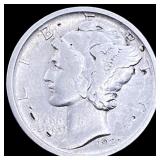 1920-S Mercury Dime ABOUT UNC