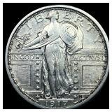 1917-D Silver Standing Liberty Quarter  CLOSELY U