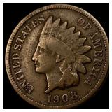 1908-S Indian Head Cent LIGHTLY CIRCULATED