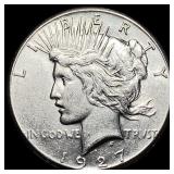 1927 Peace Silver Dollar CLOSELY UNCIRCULATED