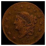 1832 Coronet Head Large Cent HIGH GRADE