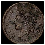 1838 Coronet Head Large Cent LIGHTLY  CIRCULATED