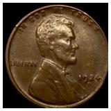 1924-D Lincoln Wheat Cent CHOICE AU