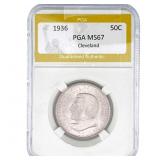 1936 Cleveland Half Dollar PGA MS67