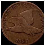 1857 Flying Eagle Cent LIGHTLY CIRCULATED