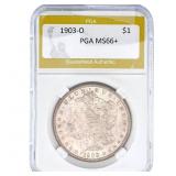1903-O Morgan Silver Dollar PGA MS66+