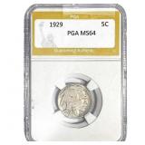 1929 Buffalo Nickel PGA MS64