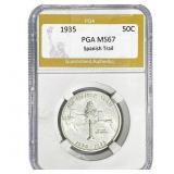 1935 Spanish Trail Half Dollar PGA MS
