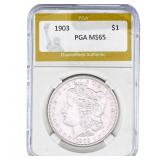 1903 Morgan Silver Dollar PGA MS65