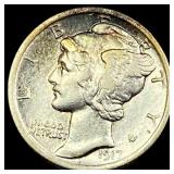 1917-D Silver Mercury Dime CLOSELY  UNCIRCULATED