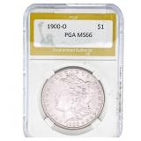 1900-O Morgan Silver Dollar PGA MS66