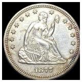 1877 Seated Liberty Quarter UNCIRCULATED