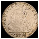 1854-O Arrows Seated Liberty Half Dollar  CLOSELY