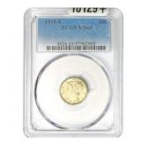 1919-S Mercury Silver Dime PCGS MS63