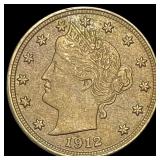 1912-D Liberty Head Nickel CLOSELY  UNCIRCULATED