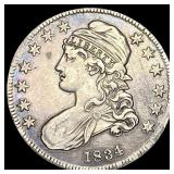 1834 Capped Bust Half Dollar CHOICE AU