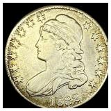 1832 Capped Bust Half Dollar NEARLY  UNCIRCULATED
