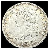1821 Capped Bust Dime ABOUT UNCIRCULATED