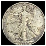 1927-S Walking Liberty Half Dollar ABOUT  UNCIRCU