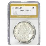 1901-O Morgan Silver Dollar PGA MS64+