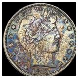 1915-S Silver Barber Half Dollar NEARLY  UNCIRCUL