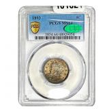 1893 CAC Liberty Victory Nickel PCGS MS64
