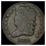 1825 Classic Head Half Cent LIGHTLY  CIRCULATED