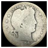 1896-O Silver Barber Quarter NICELY  CIRCULATED