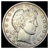 1900 Barber Half Dollar CLOSELY UNCIRCULATED