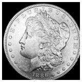 1886-S Silver Morgan Dollar CHOICE AU