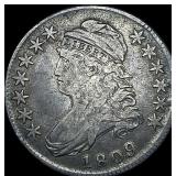 1809 Capped Bust Half Dollar NEARLY  UNCIRCULATED