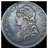 1835 Silver Capped Bust Half Dollar NEARLY  UNCIR