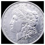 1892 Silver Morgan Dollar CLOSELY  UNCIRCULATED