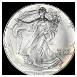 1993 1oz Silver American Eagle $1 SUPERB GEM  BU