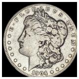 1904-S Silver Morgan Dollar LIGHTLY  CIRCULATED