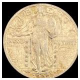 1929-S Silver Standing Liberty Quarter NEARLY  UN
