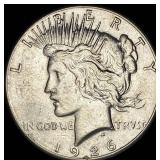 1926-S Silver Peace Dollar CLOSELY  UNCIRCULATED